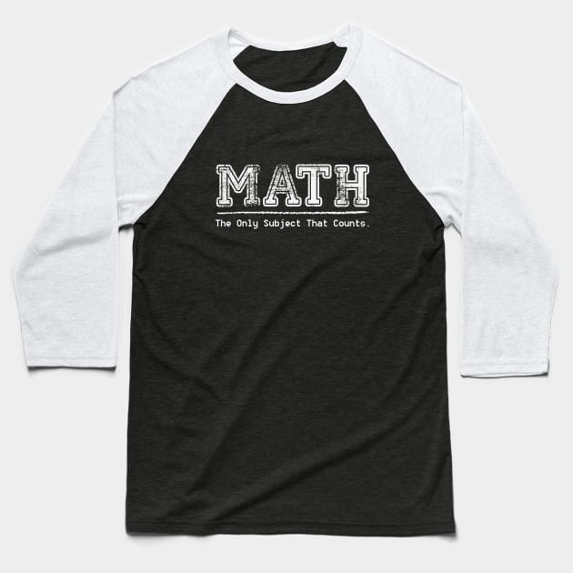 MATH Baseball T-Shirt by Andreeastore  